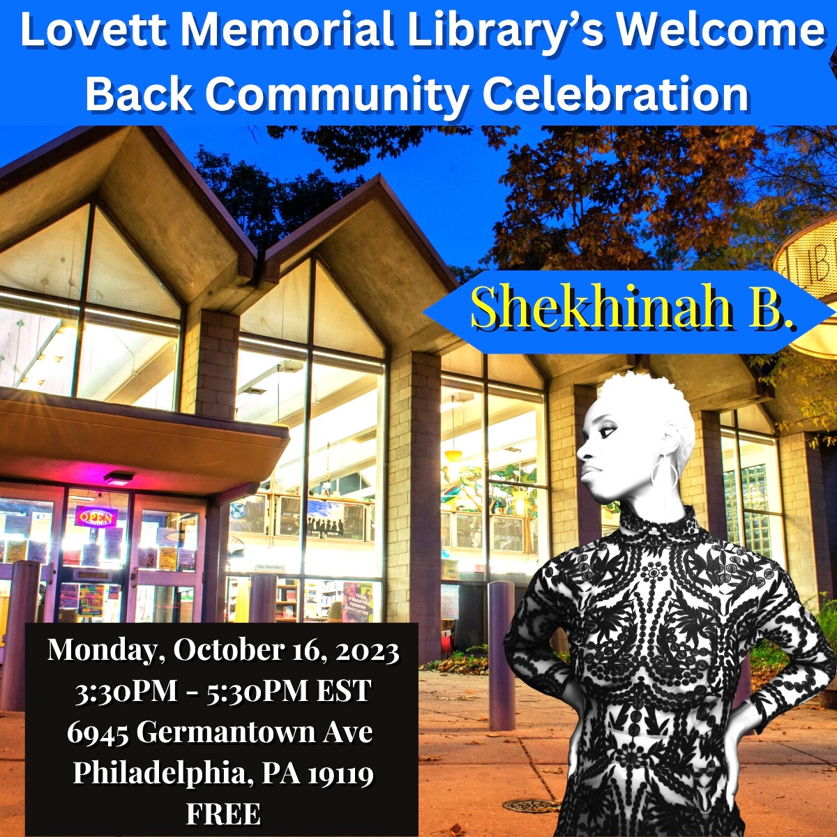 Lovett Memorial Library’s Welcome Back Community Celebration Event